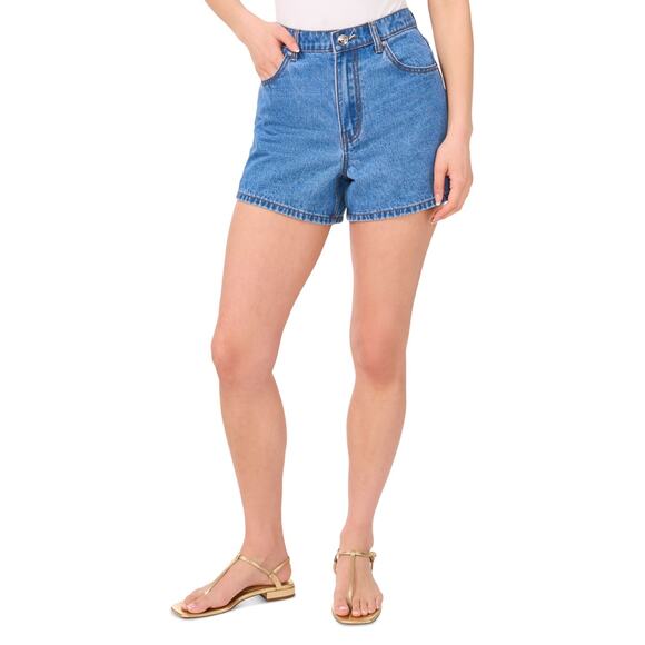 1.state Women's High-Rise Denim Shorts - Navy Yard Size 4 NWT - Picture 3 of 5